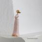 Mobile Preview: Mini Blumenmädchen Jette mit einem Zopf (Größe 16 cm)